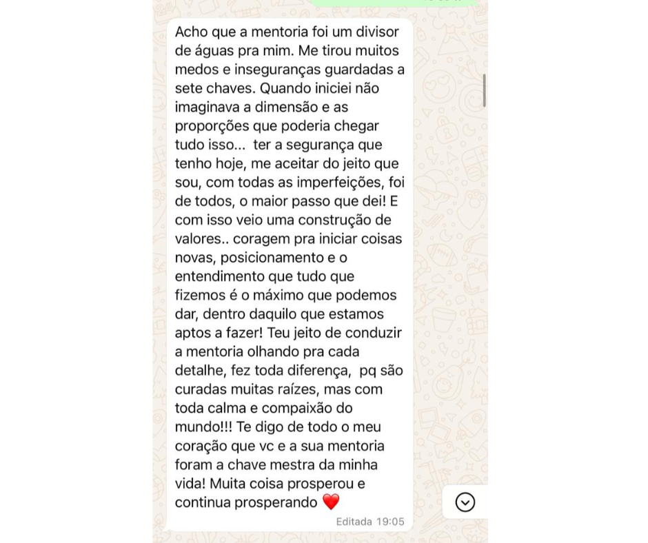 Depoimento de cliente